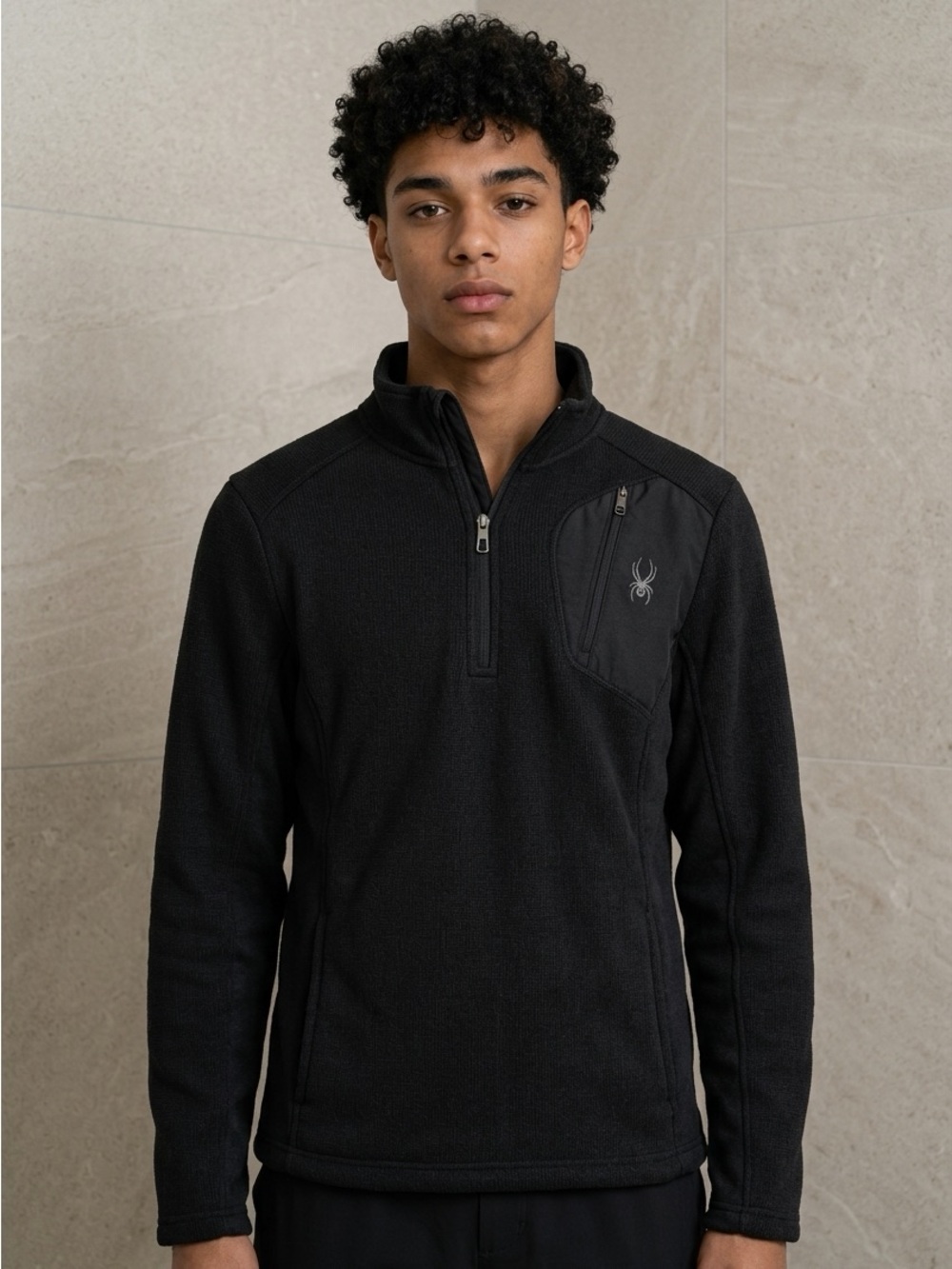 Spyder Men's Bandit Half-Zip Sweater Fleece Jacket